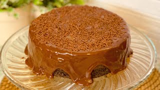 كيكة شوكولاته بتلات مكونات فقط وبخمس دقائق بتكون جاهزة Three ingredients CHOCLATE CAKE!