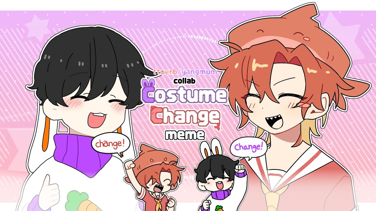 🦈🐇C♡C meme(costume change)[뜰팁 라더님,수현님/collab)