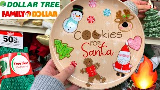 DOLLAR TREE COMBO STORE SHOPPING!!!🔥50% OFF CHRISTMAS CLEARANCE!!!