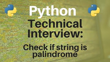 Technical Interview: Check if string is a palindrome