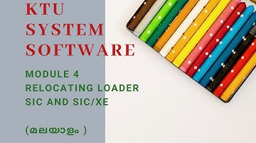 Relocating loader(SIC,SIC/XE)(MALAYALAM)