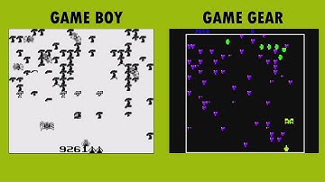 Game Boy Vs Game Gear - Centipede