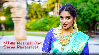 Nidhhi Agerwal Traditional Saree Videoshoot 2020 Ismart Shankar Heroine