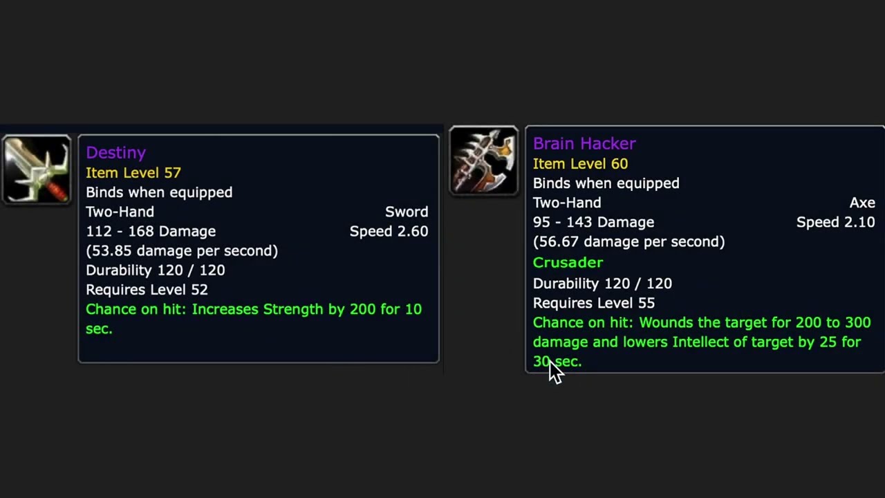 World of Warcraft  Destiny vs Brain Hacker