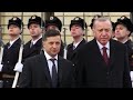 Turkish president shouts ukrainian slogan that rankles russia