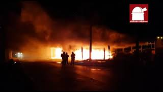 Voraz incendio en sector Baquedano de Coquimbo