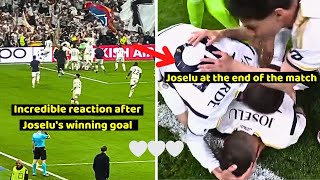 The incredible reaction after Joselu's winning goal in Real Madrid Vs Bayern Munchen 2-1 Agg(4-3)
