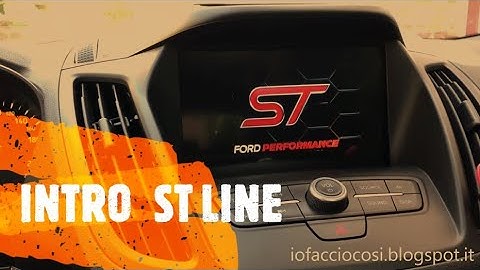 Ford Sync3 - intro ST Line logo