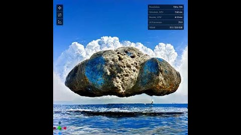Gravity Hijinks - EmberGen & Midjourney mashup
