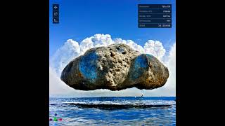 Gravity Hijinks - EmberGen & Midjourney mashup