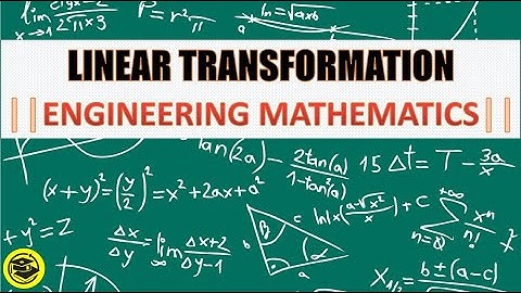 LINEAR TRANSFORMATION IN TWO AND THREE DIMENSIONS//BASICS EXPLAINED//INTRODUCTION PART// MATHSPEDIA