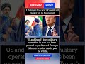 Donald Trump Claims Pause in US-Israel Military Strikes on Iran Amid Talks