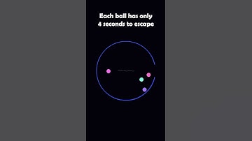 Will a ball escape? #relaxing #simulation #satisfying #asmr