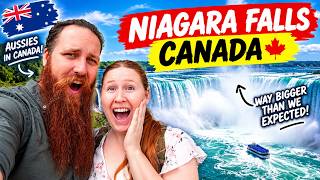 Australians Visit Niagara Falls for the FIRST TIME! 😮