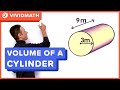 Volume of a Cylinder - VividMath.com