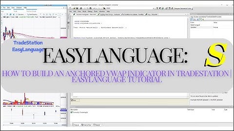 How to Build an Anchored VWAP Indicator in TradeStation | EasyLanguage Tutorial