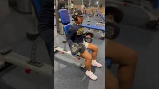 Michael Rivera  making biceps 💪