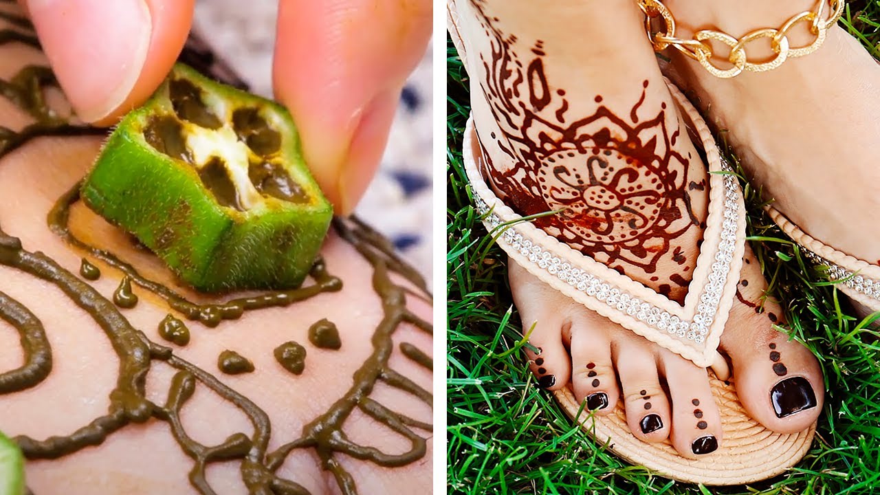 Genius Henna Ideas || Beauty Hacks And Body Art Tricks
