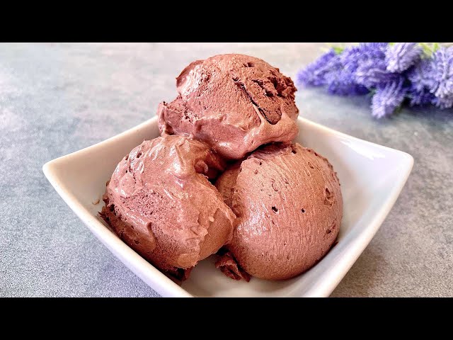 Chocolate Ice Cream With Utalent Immersion Blender 3 Ingredients and No  Machine! 