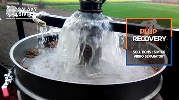 Rotary Vibrating Screen for Pulp Recovery