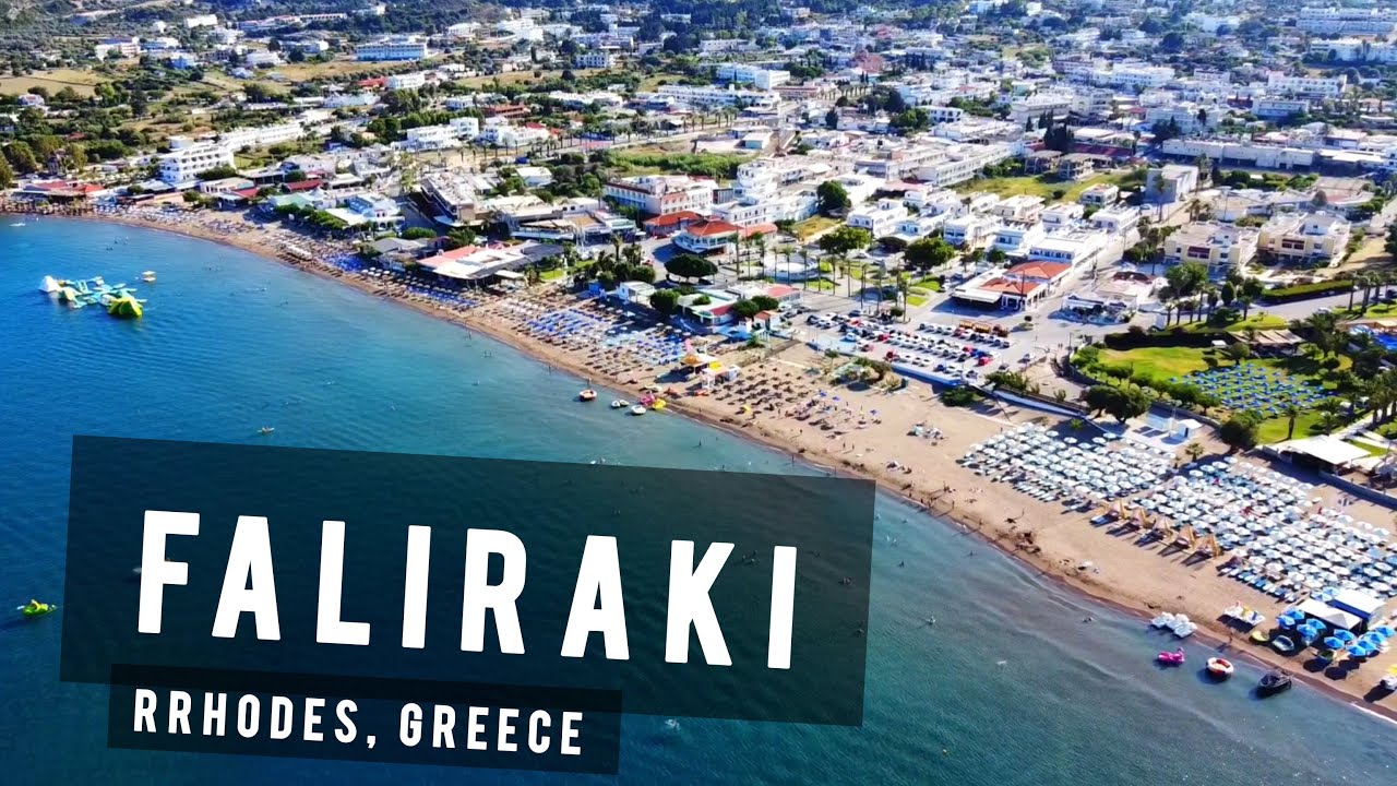 Faliraki by drone, Rhodes | GREECE 🇬🇷