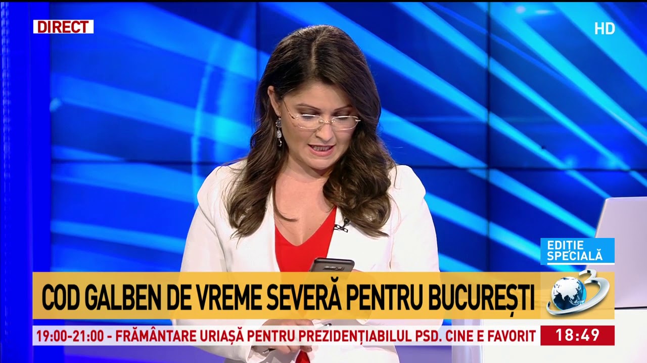 Mare atenție! Cod galben de vreme severă în București newspaper mockup