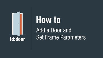 Id:door add-in / How to Set Frame Window Parameters in Revit©