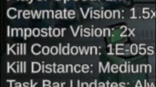 1 second kill cooldown | among us