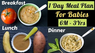 7 Days - 7 Breakfast Ideas For Babies/ 6+ Months Baby food/ Breakfast Recipes For 6-12 months Babies