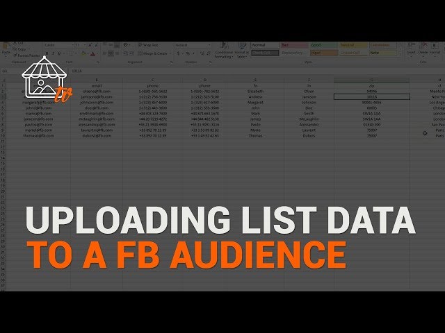 👑How to Upload List Data to a Facebook Audience class=