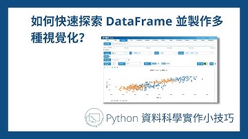 如何快速探索 DataFrame 並製作多種視覺化？#Python資料科學實作小技巧