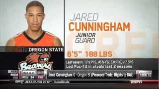 Jared Cunningham 24th pick overall in 2012 NBA Draft