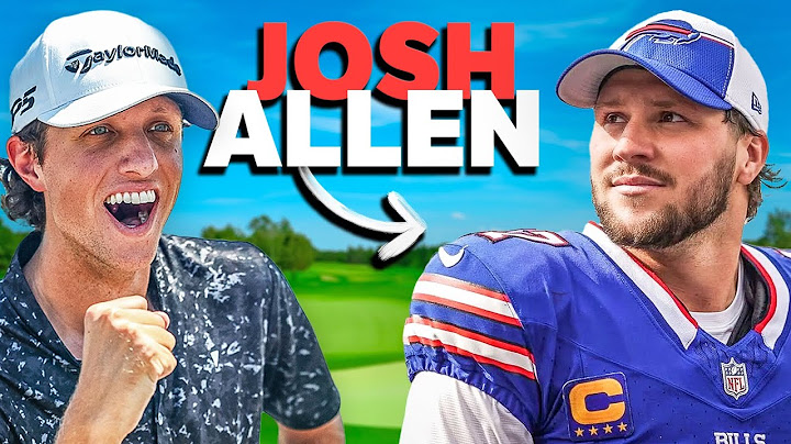 Josh Allen Challenged Me to a Golf Match!