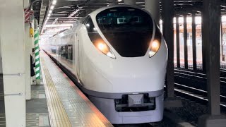 E657系ｶﾂK14編成が日暮里駅4番線を通過するシーン（2024.5.12.14:02）