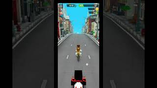 playing blocky superbikes race game & bake shop screenshot 2
