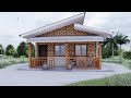 SINGLE STOREY AMAKAN HOUSE DESIGN - 2 BEDROOMS (6.00X8.00)