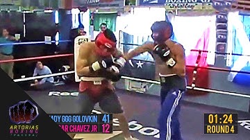 Gennady Golovkin vs Julio Cesar Chavez Jr Sparring (Enhanced Footage Punch Count)
