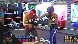 Gennady Golovkin vs Julio Cesar Chavez Jr Sparring Enhanced Footage Punch Count Road to #CaneloGGG3