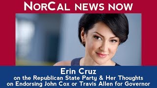 Erin cruz, conservative republican and author of revolution america:
communication tools for modern women, talks about her view the
californi...