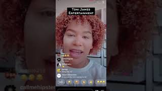 Alissa Ashley arguing with her cat and the cat straight arguing back IG live Guide