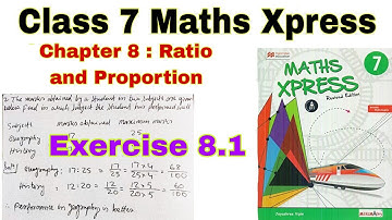 Class 7 Maths Xpress Chapter 8.1 | Ratio and Proportion | Equivalent Ratio | Maths Xpress | Class 7