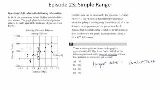 Episode 23: Simple Range, New PSAT Math (Calculator)