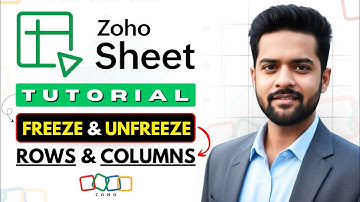 Zoho Sheet: Freeze & Unfreeze Rows and Columns | Sticky Header in Zoho Sheets Tutorial #zohosheets