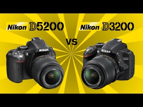 Nikon D5200 vs Nikon D3200