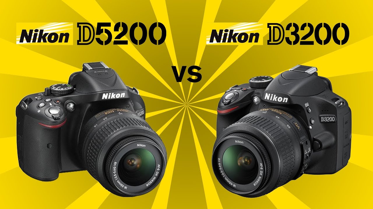 Nikon D5200 vs Nikon - YouTube