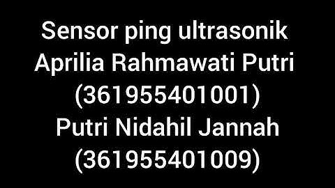 TINKERCAD Sensor Ping Ultrasonic || POLITEKNIK NEGERI BANYUWANGI