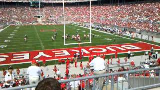 Braxton Miller scrambles for 1st down OSU v Akron