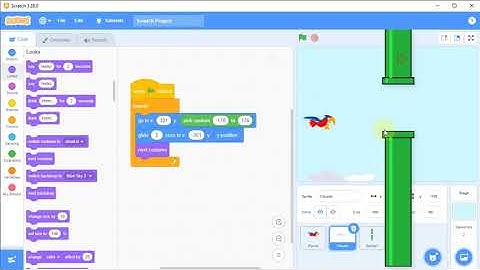 Tutorial Membuat Game Flappy Bird di Scratch, #3 Kelas 5 SD