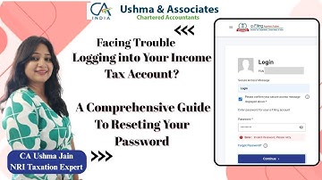 Income Tax Portal Password Reset 2025 | Step-by-Step Guide