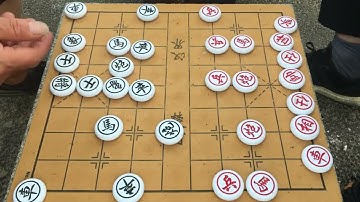 Cờ Tướng Đường Phố Trung Quốc - Cờ Tướng Vỉa Hè, Vồ Pháo Cực Nhanh Lão Tướng Vẫn Bị Trùm Cờ Độ Hành